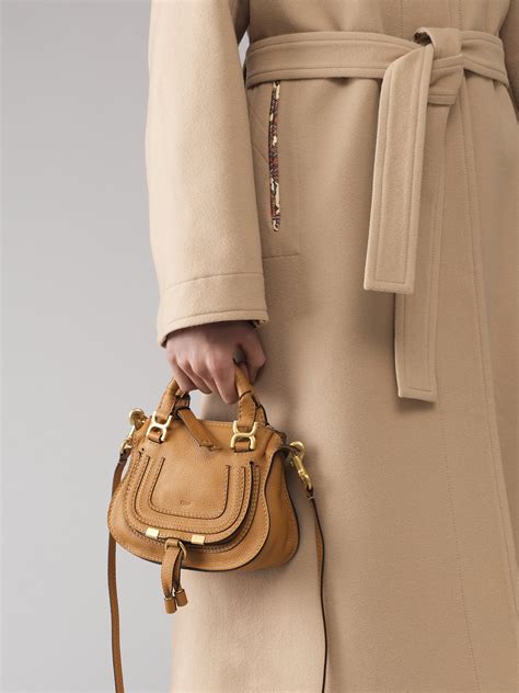 chloe marcie klein|Small Marcie bag in grained leather .